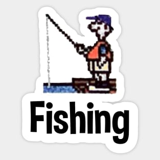 Fishing... Sticker